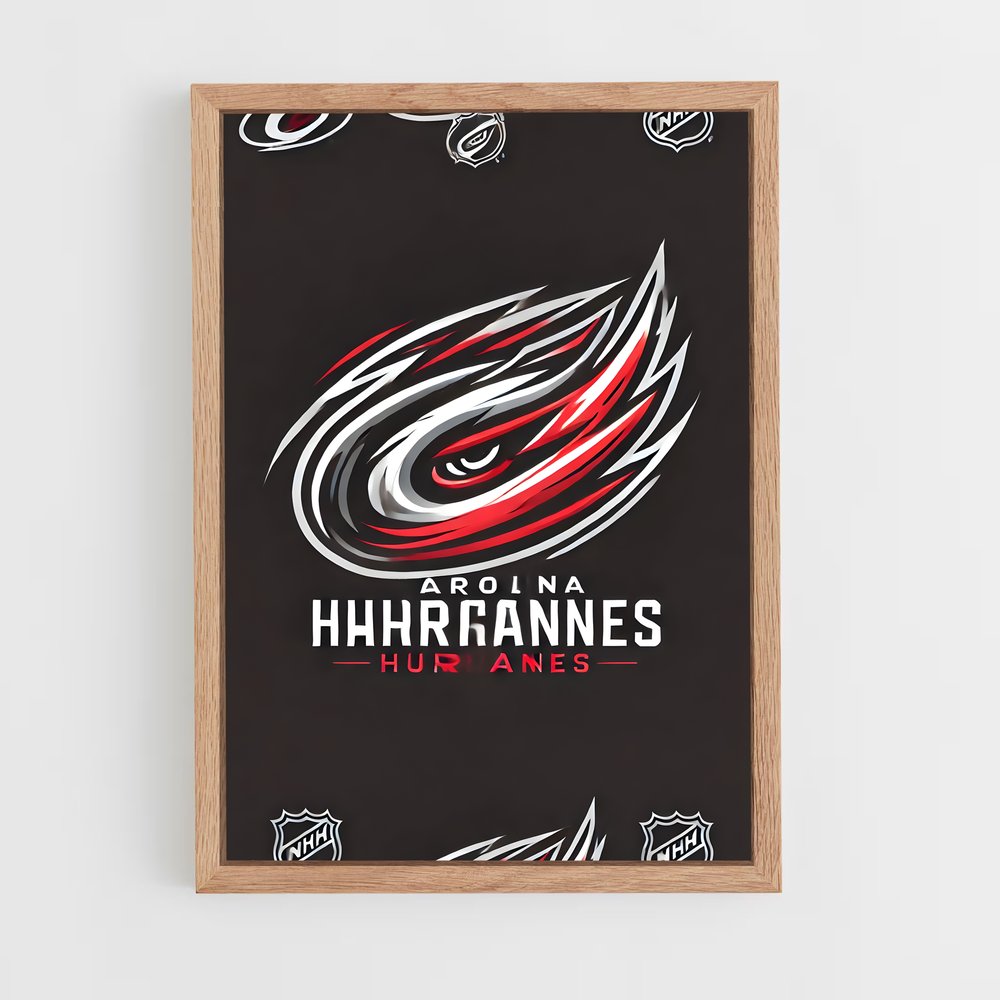 Poster L'Ouragan Carolina – affiche Hockey sur glace (vue 4)